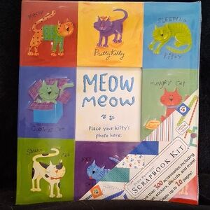 Cat Scrapbook Kit - Multicolor